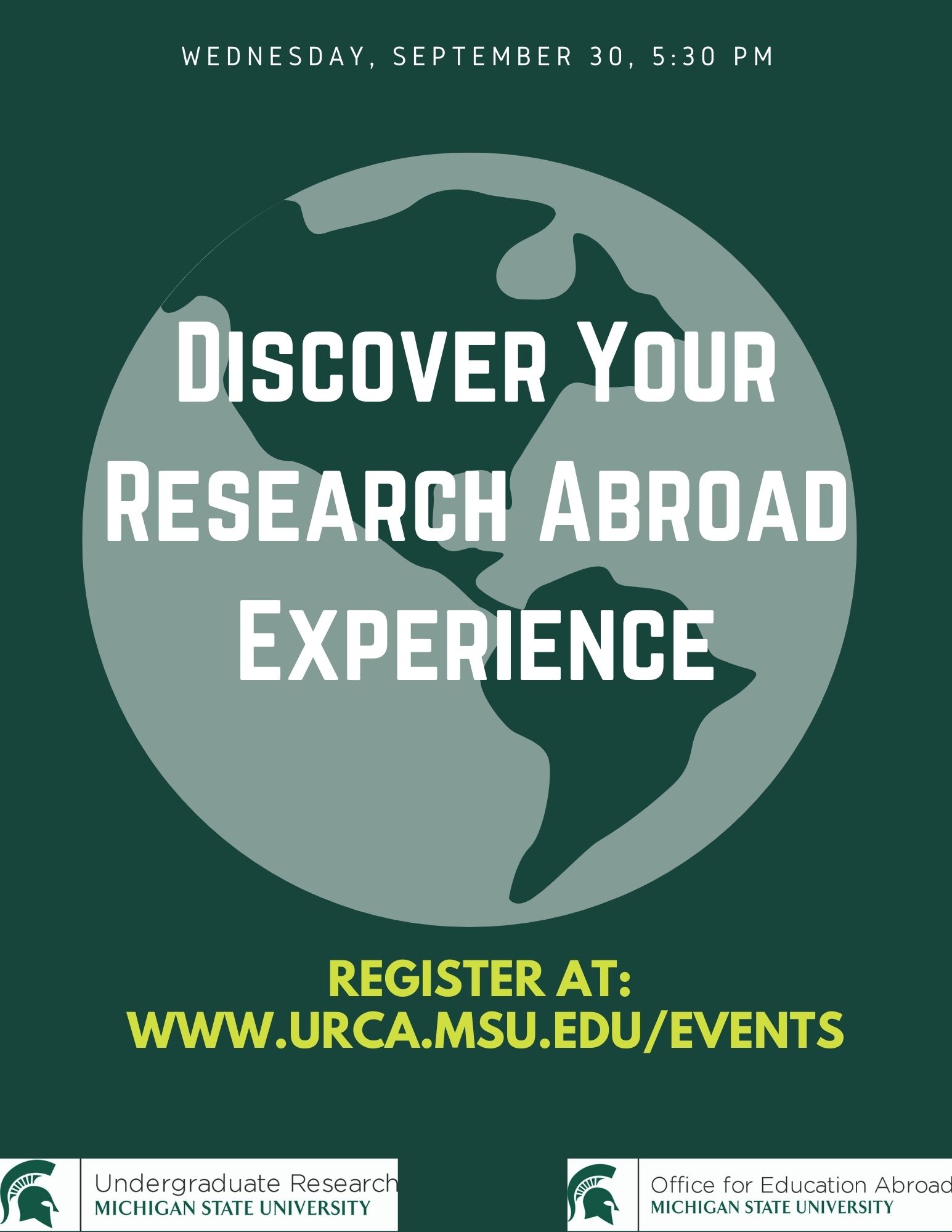 Discover Your Research Abroad Experience Undergraduate Research